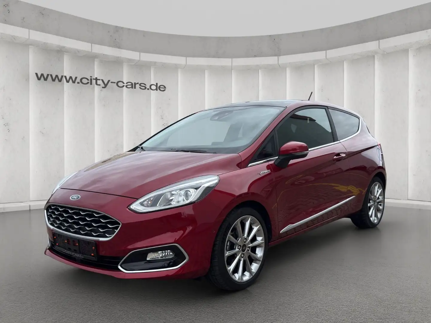 Ford Fiesta Vignale*Panorama*Navi*Leder*LED* Rojo - 1