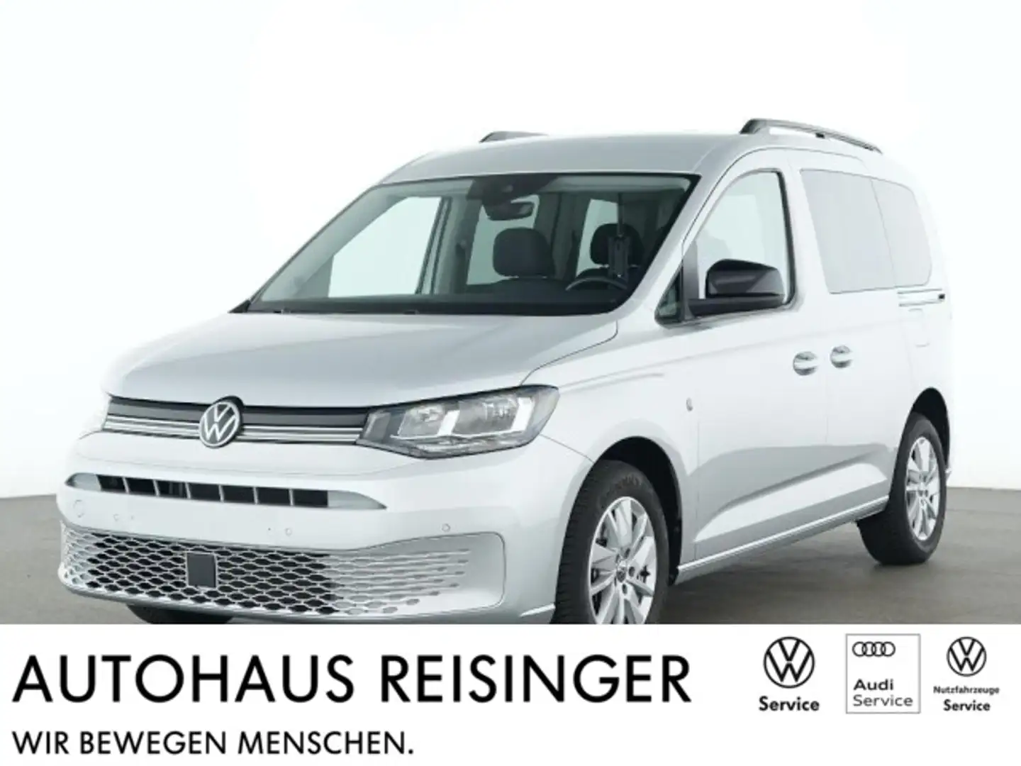 Volkswagen Caddy 2.0 TDI DSG LIFE (Navi,RearCam,SH,ProCockpit) Argent - 1