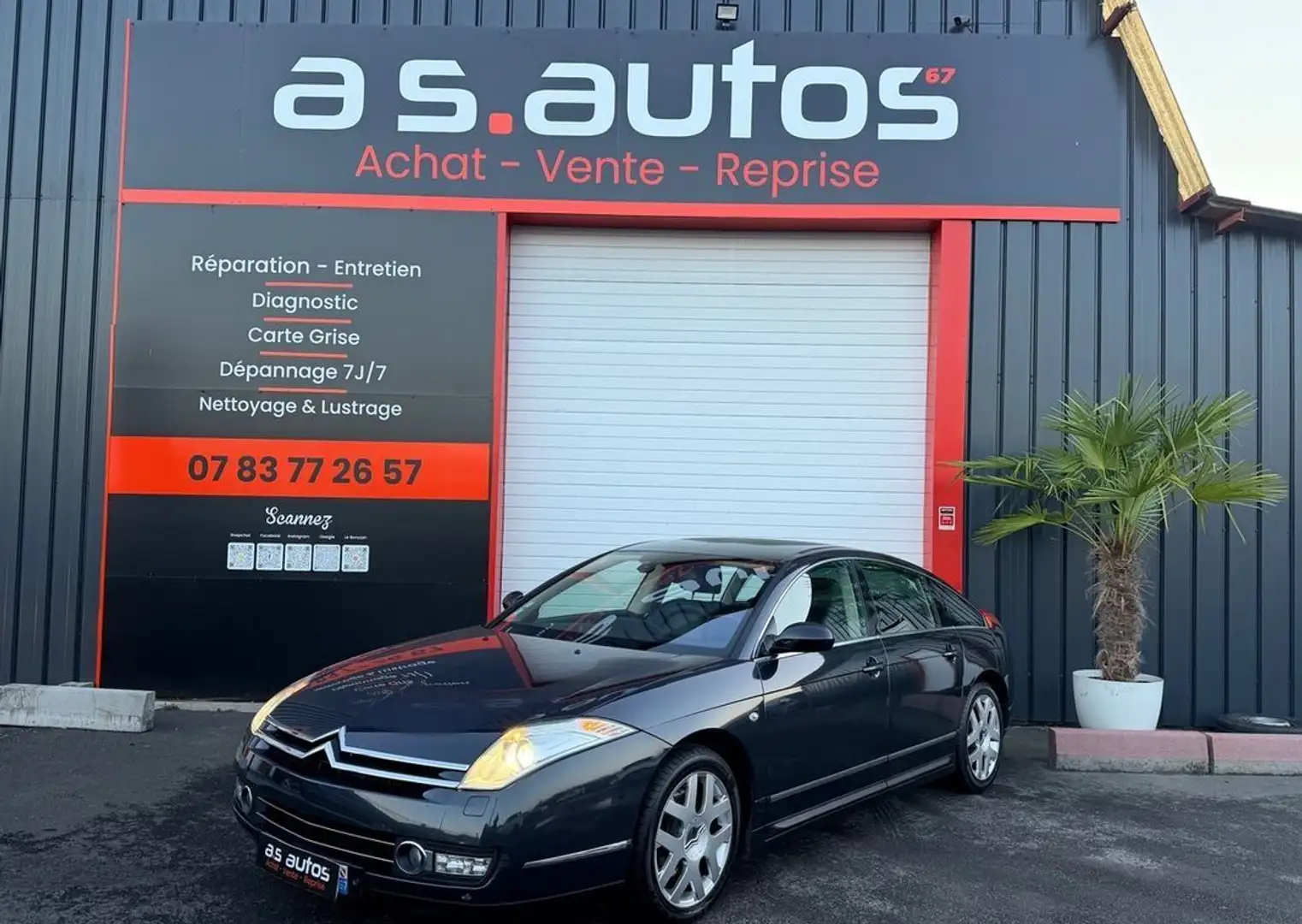 Citroen C6 Citroën 2.7 HDI FAP V6 208 CV BOITE AUTO TOUTE OPTIONS - Gris - 1