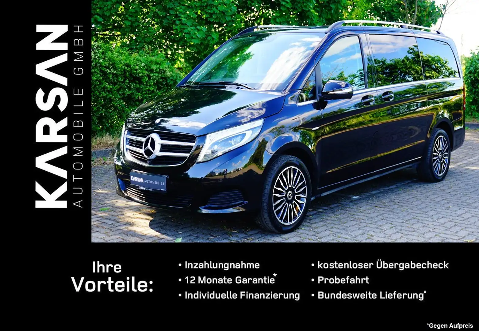 Mercedes-Benz V 250 V 250 CDI/BT/d AVANTG./EDITION lang/LED/360 Kamera Schwarz - 1