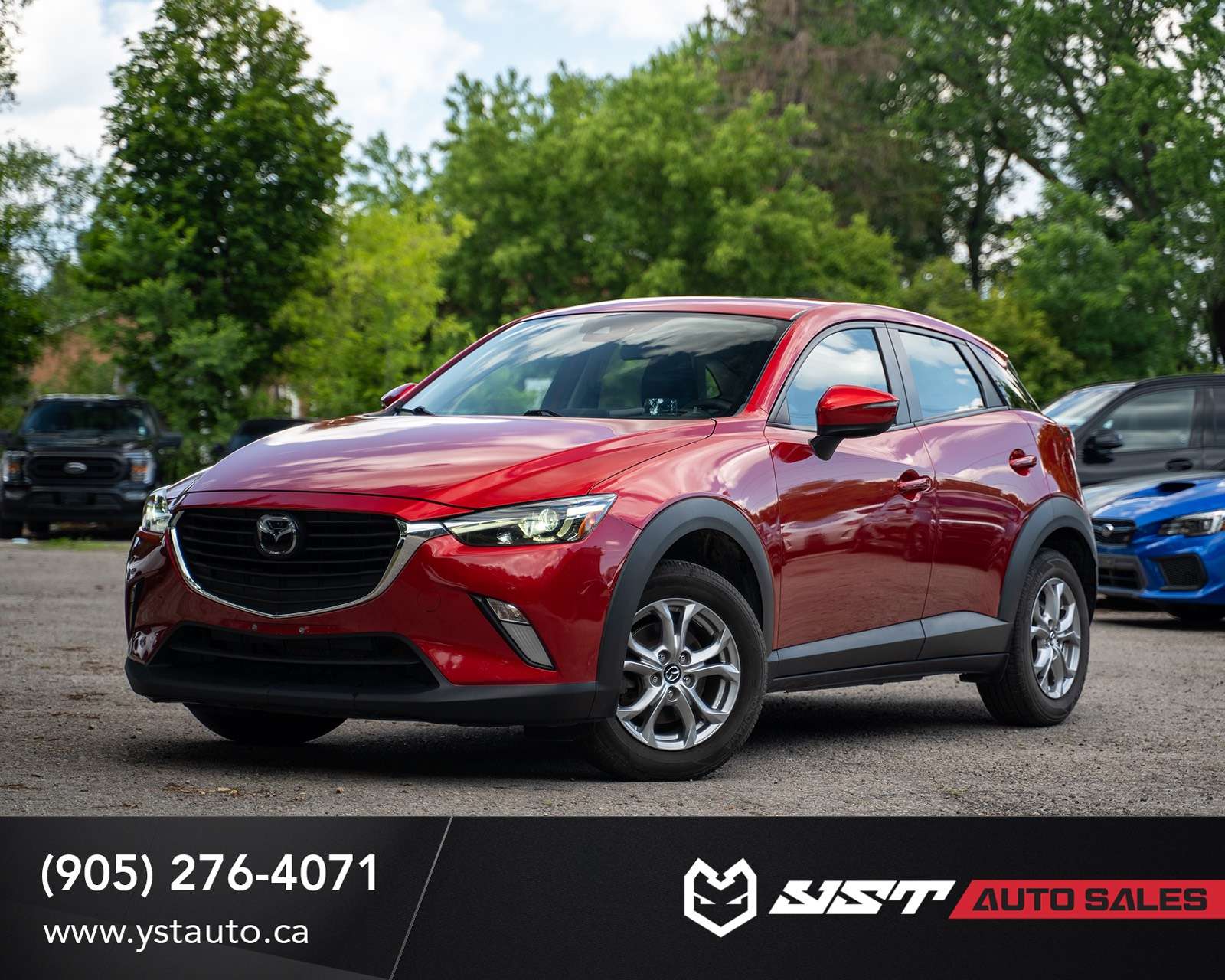 Red 2018 Mazda CX-3 SUV / Crossover 6-Speed Automatic