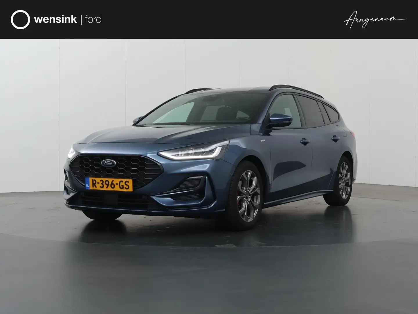 Ford Focus Wagon 1.0 EcoBoost Hybrid ST Line Style | Winterpa Blauw - 1