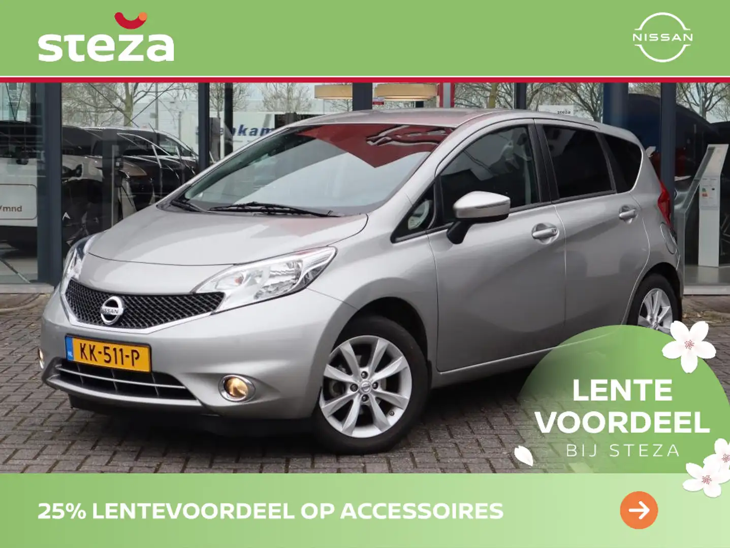 Nissan Note 1.2 DIG-S 98PK Connect Edition / Automaat / Naviga Grijs - 1