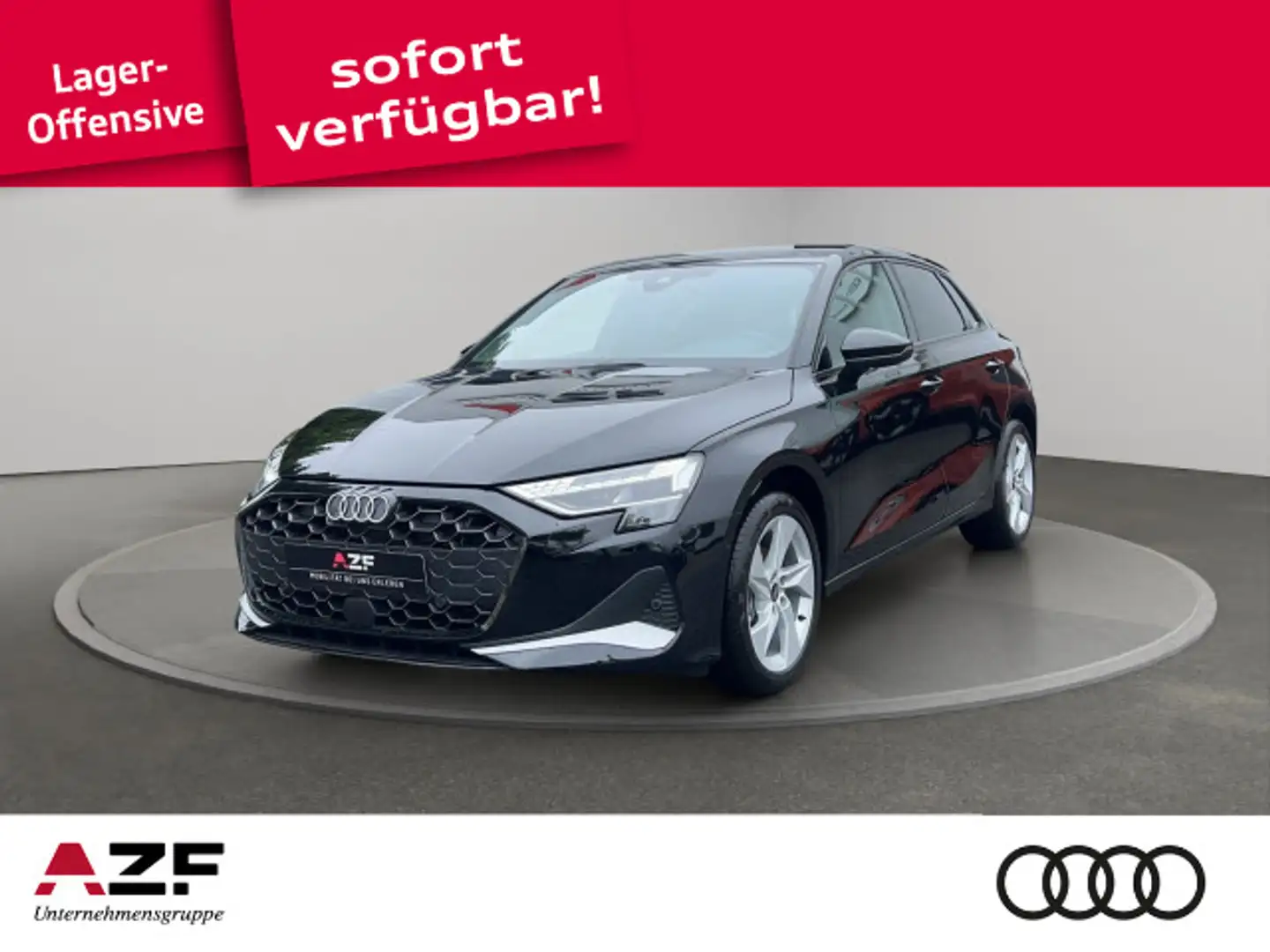 Audi A3 SB advanced 30 TFSI HUD+SONOS+NAVI+LED+SHZ Schwarz - 1