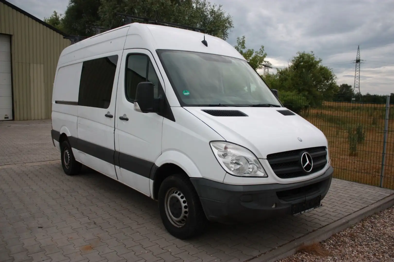 Mercedes-Benz Sprinter II 313 CDI mit AHK, Klima, TÜV NEU Weiß - 1