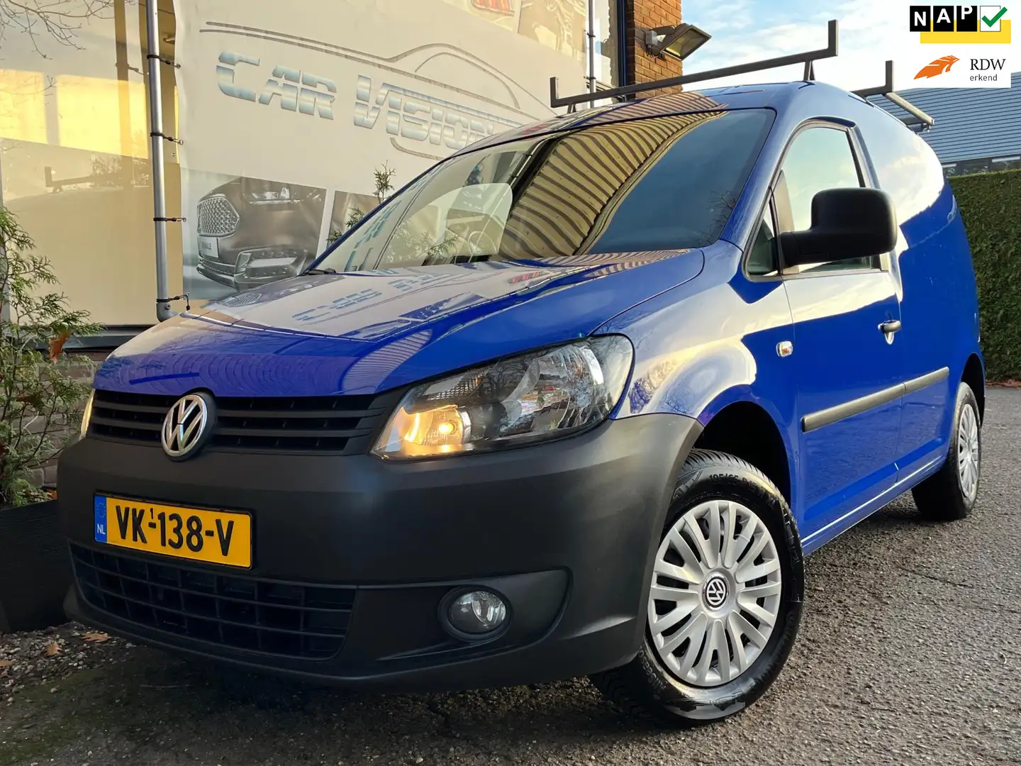 Volkswagen Caddy 1.6 TDI Economy Baseline|Airco|Cruise|Trekhaak|Dak Blauw - 1