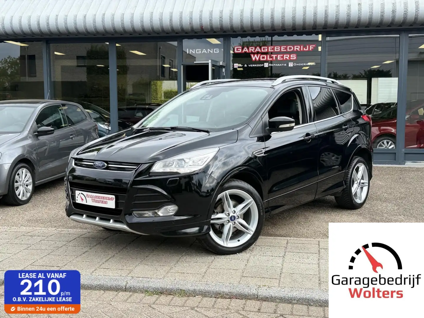 Ford Kuga 1.5 EcoBoost Titanium 150pk half leder vol opties Noir - 1