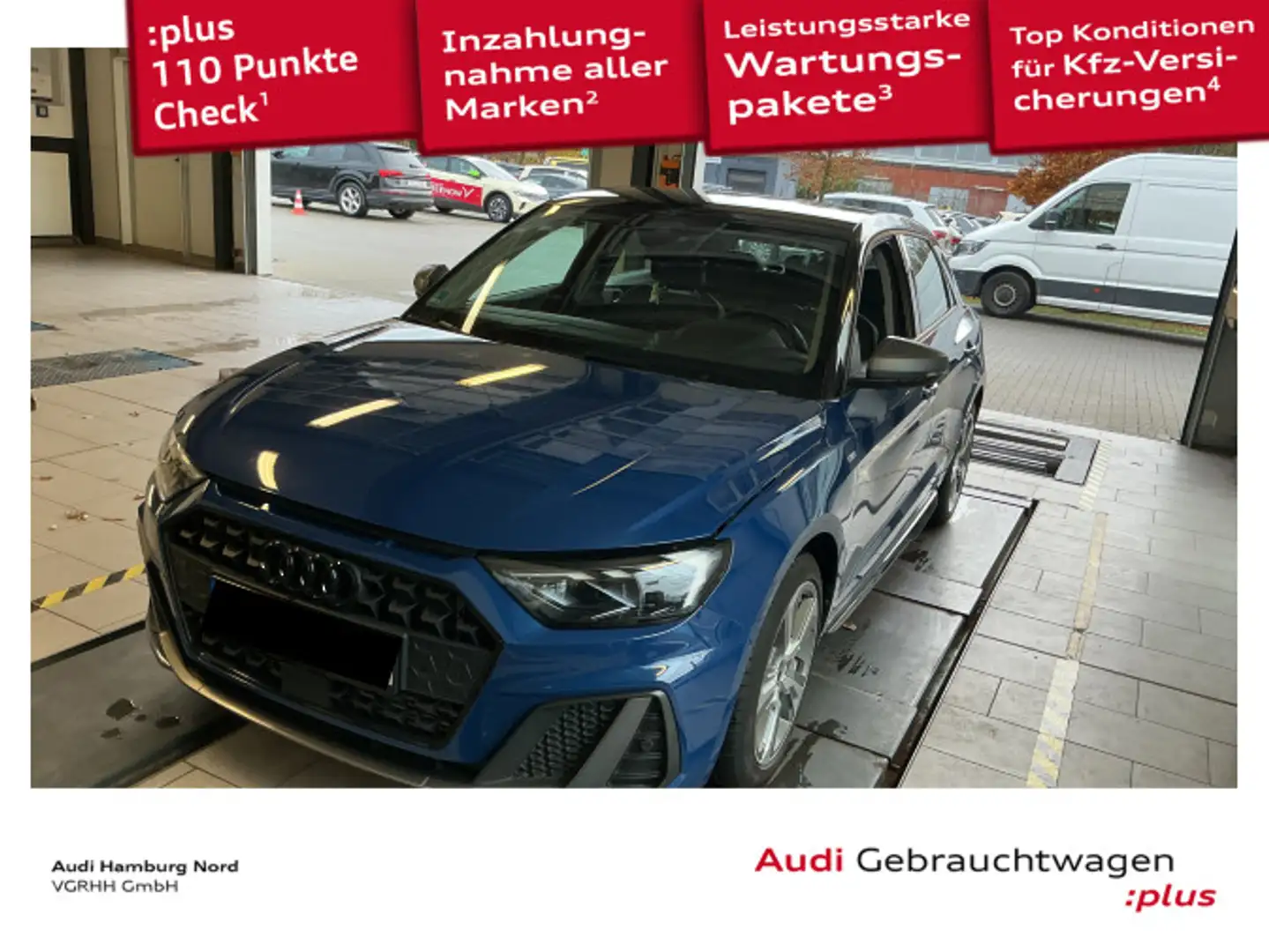 Audi A1 40 TFSI S line Competition S tronic Blau - 1