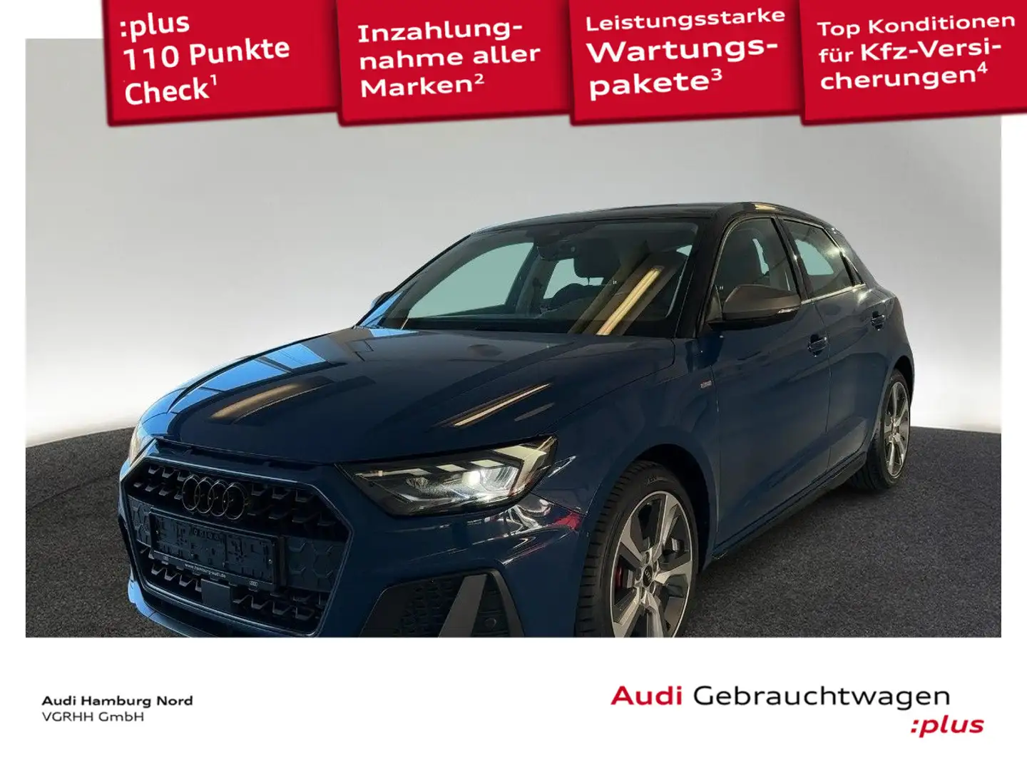 Audi A1 40 TFSI S line Competition S tronic Blau - 1