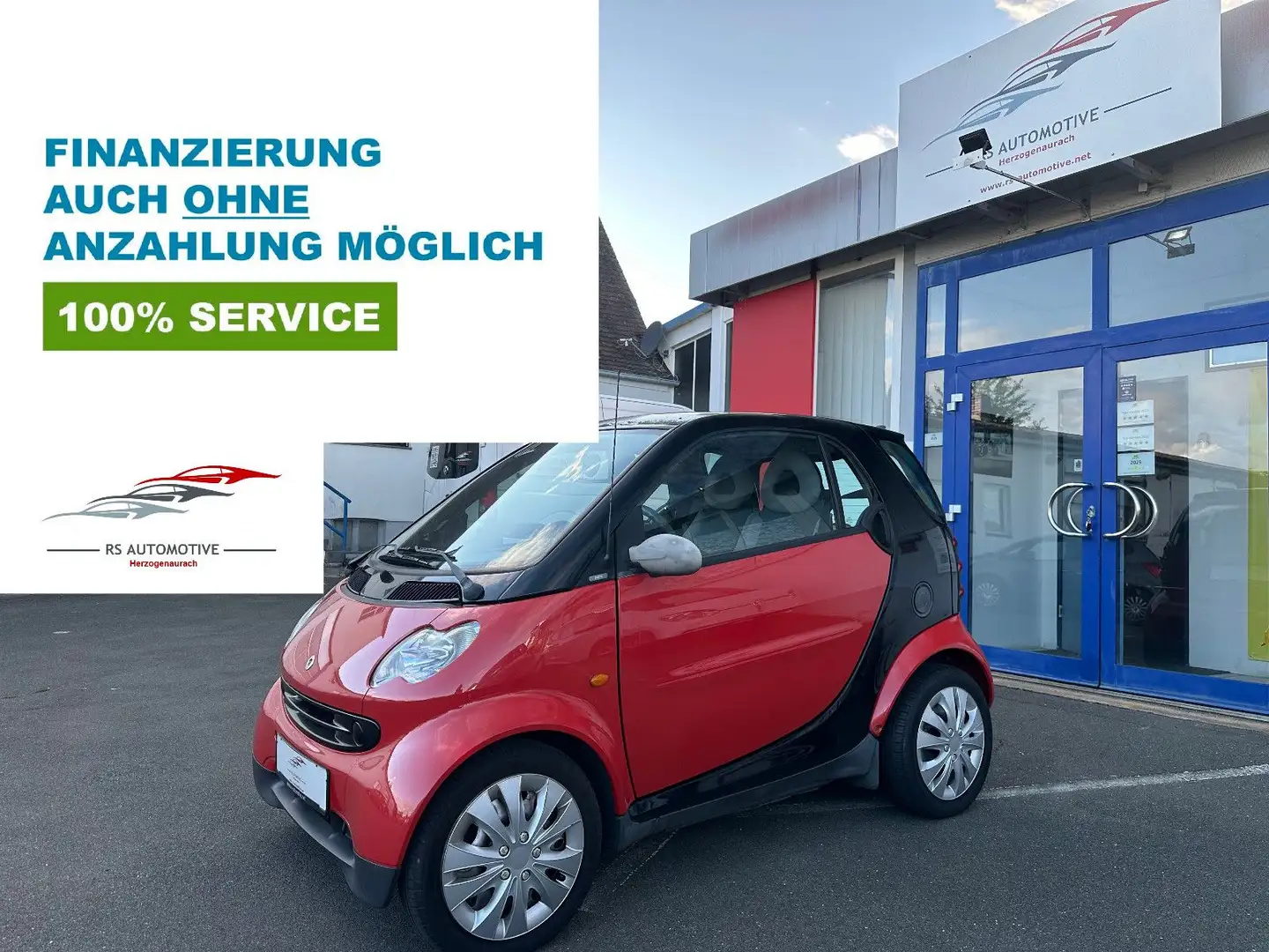 smart forTwo Coupe CDI Autom.*Glasdach*eFH*CD/MP3* Красный - 1