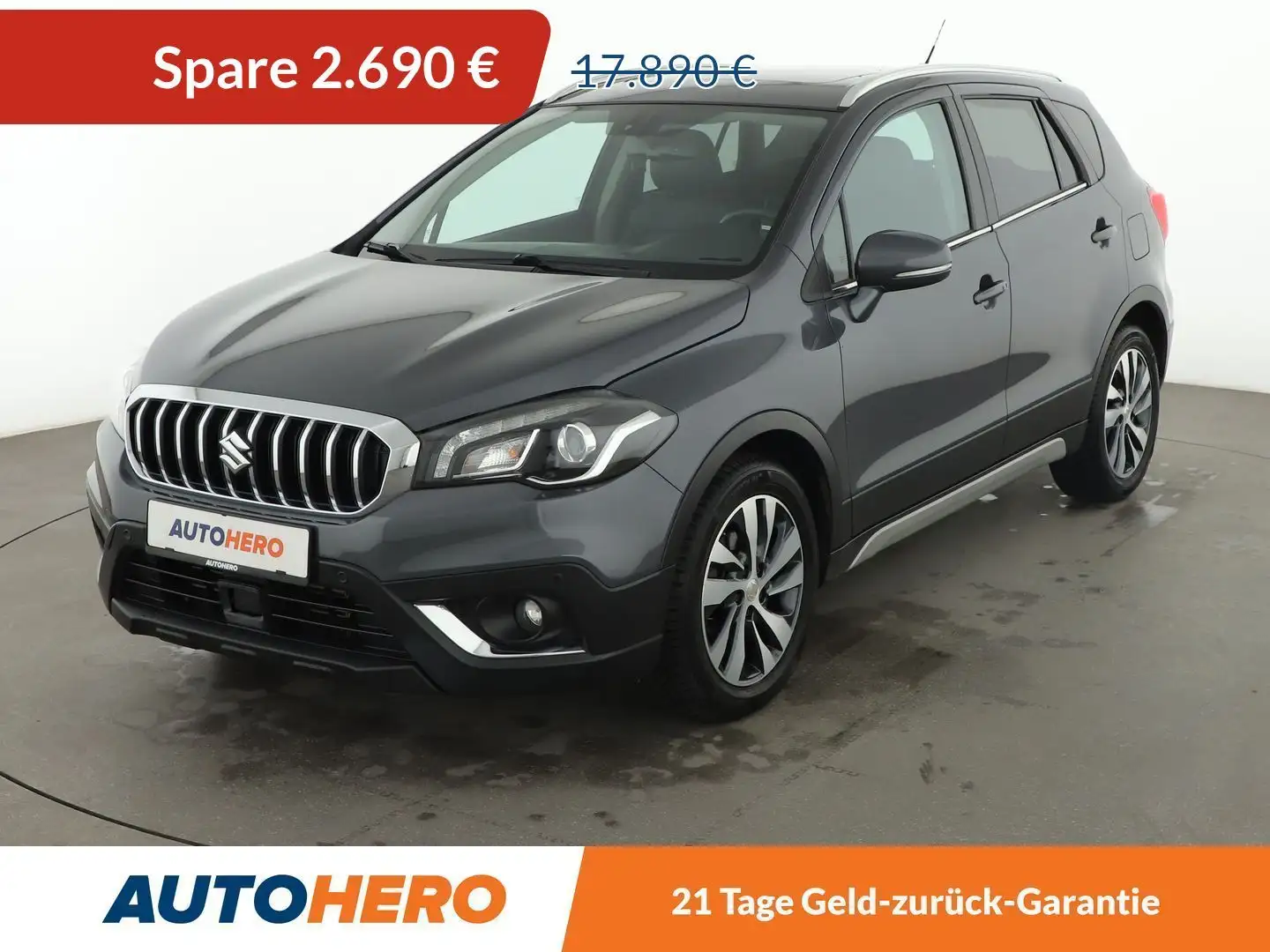 Suzuki SX4 1.4 BoosterJet Comfort+ 4x4 Aut*NAVI*ACC*CAM*PDC* Gris - 1