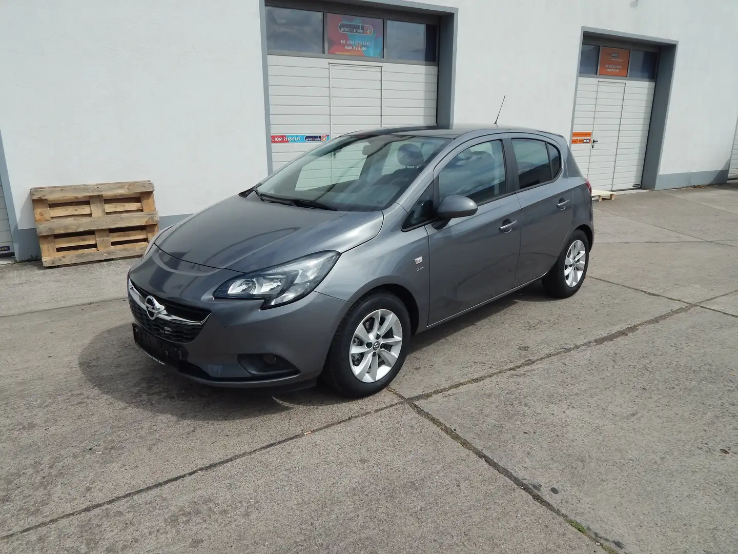 Opel Corsa Drive*1.HAND*LENKRADH*LM*TÜV-NEU*85000 TKM* Grau - 1