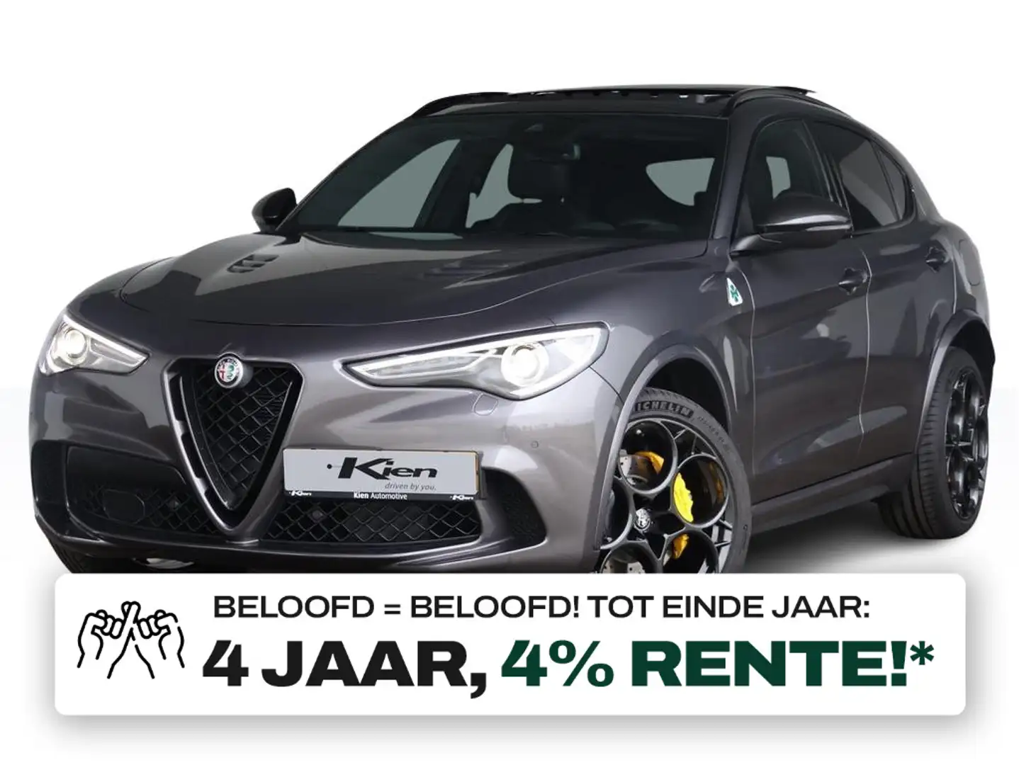 Alfa Romeo Stelvio 2.9 V6 AWD Quadrifoglio | 510 PK | Pano | Stoel- e Grijs - 1