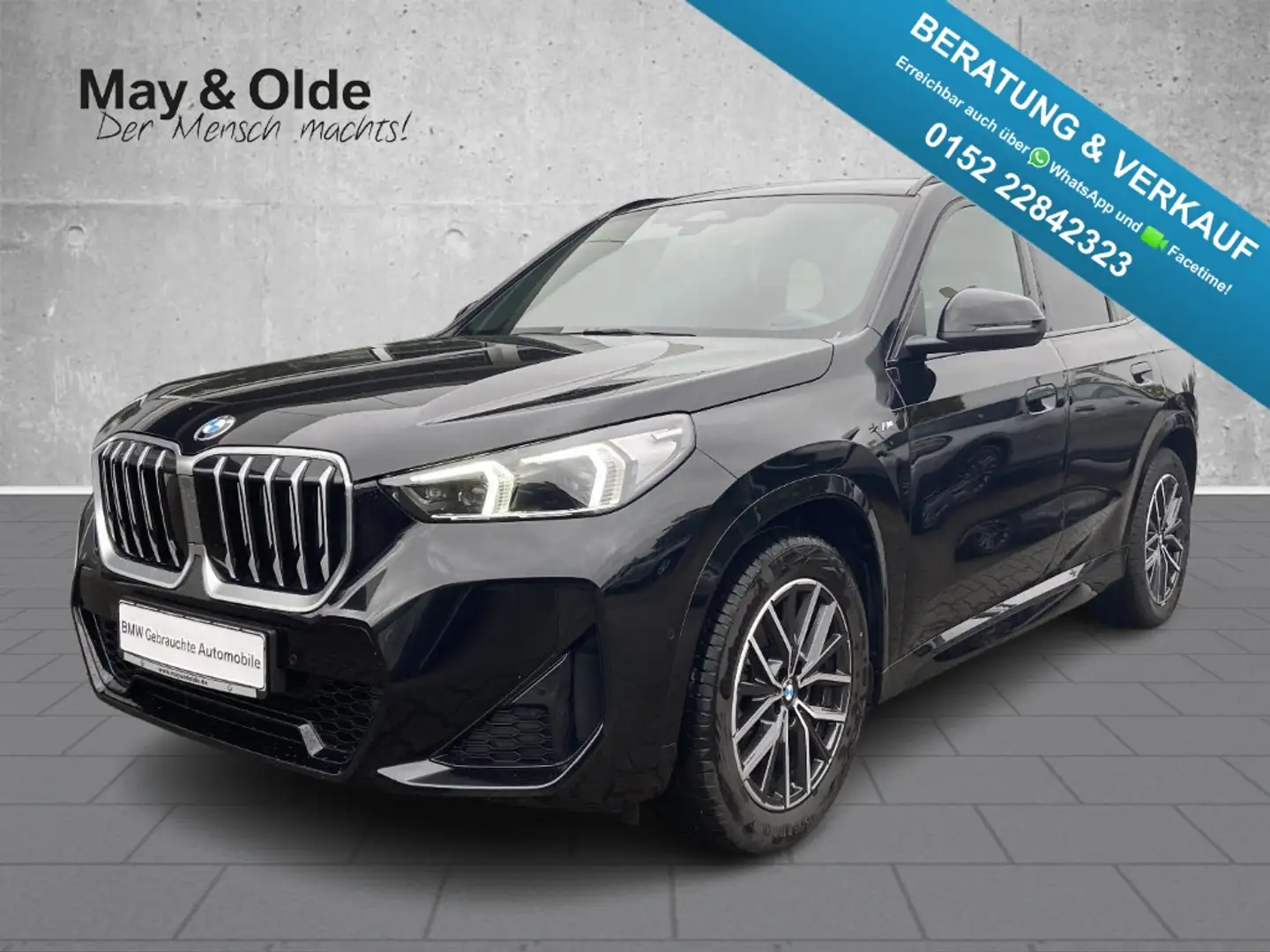 BMW X1 sDrive18i M Sport AHK Panorama Navi LED Luxury Noir - 1