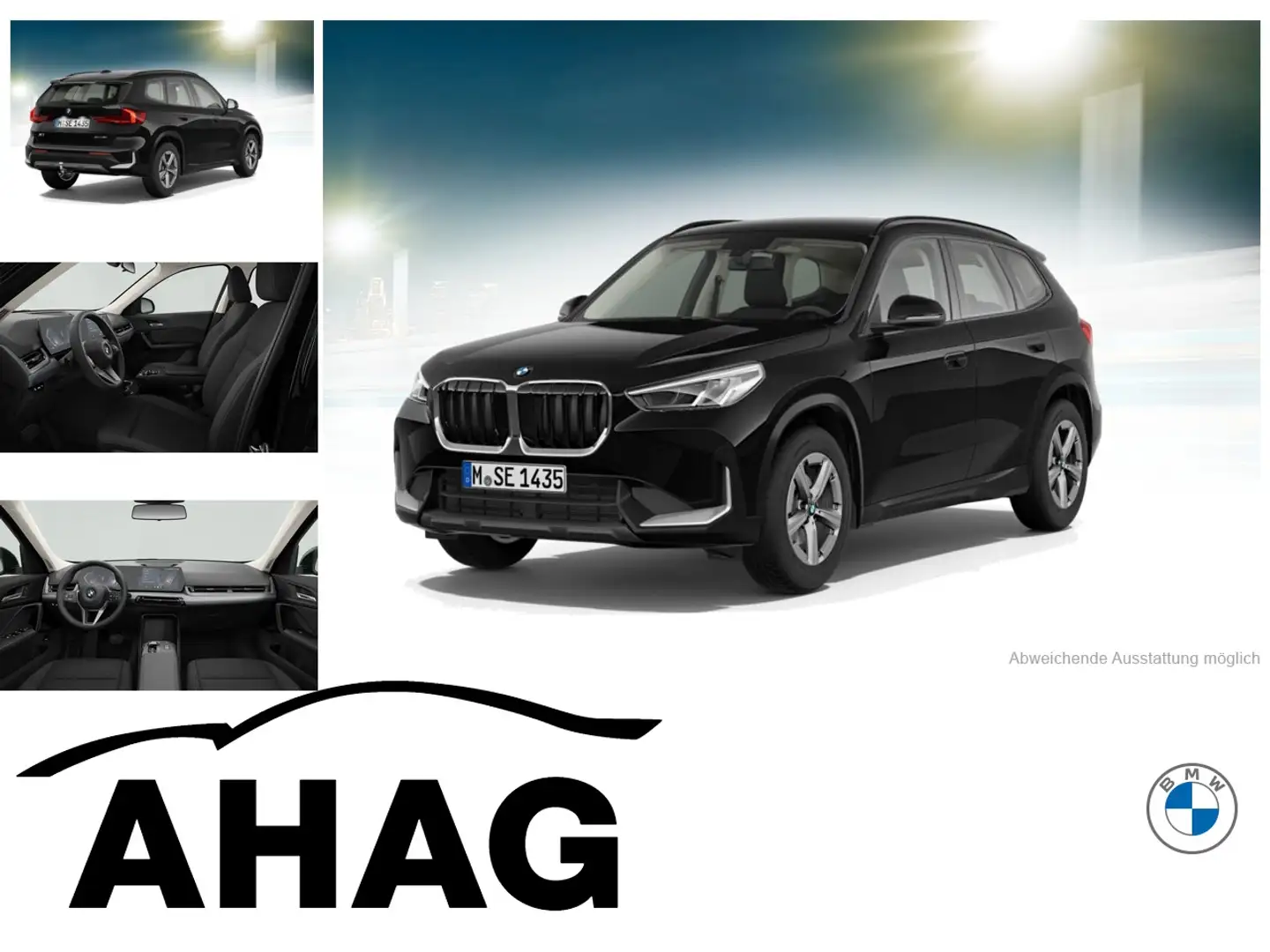 BMW X1 sDrive18i Steptronic Navi DSG Bluetooth PDC Klima Schwarz - 1
