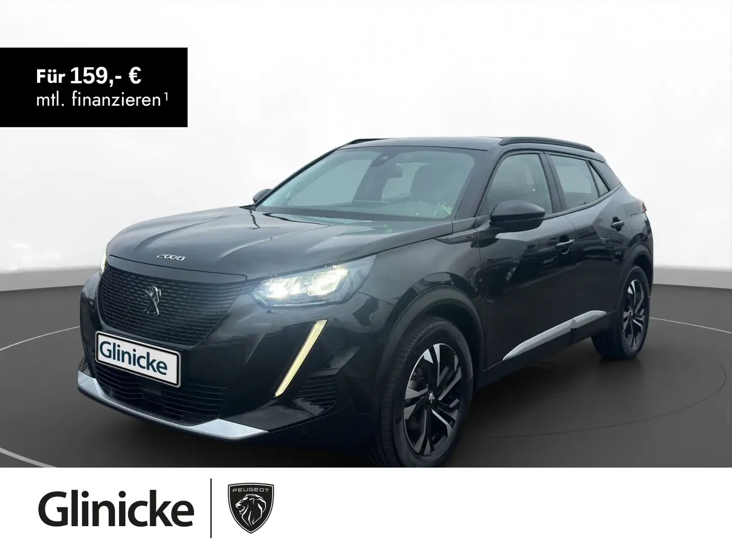 Peugeot 2008 Elektro Allure SHZ PDC ACC Navi Bluetooth Noir - 1