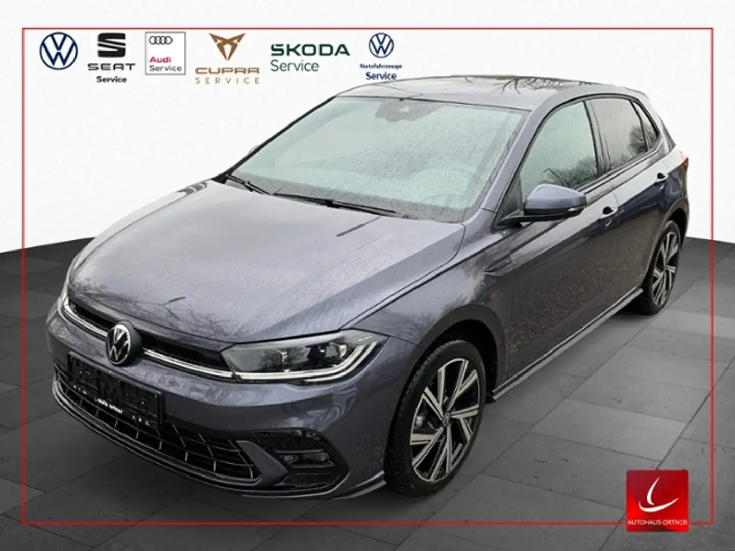 Volkswagen Polo 1,0 TSI R-LINE MATRIX-LED NAVI DCP KAMERA SHZ PDC Gris - 1