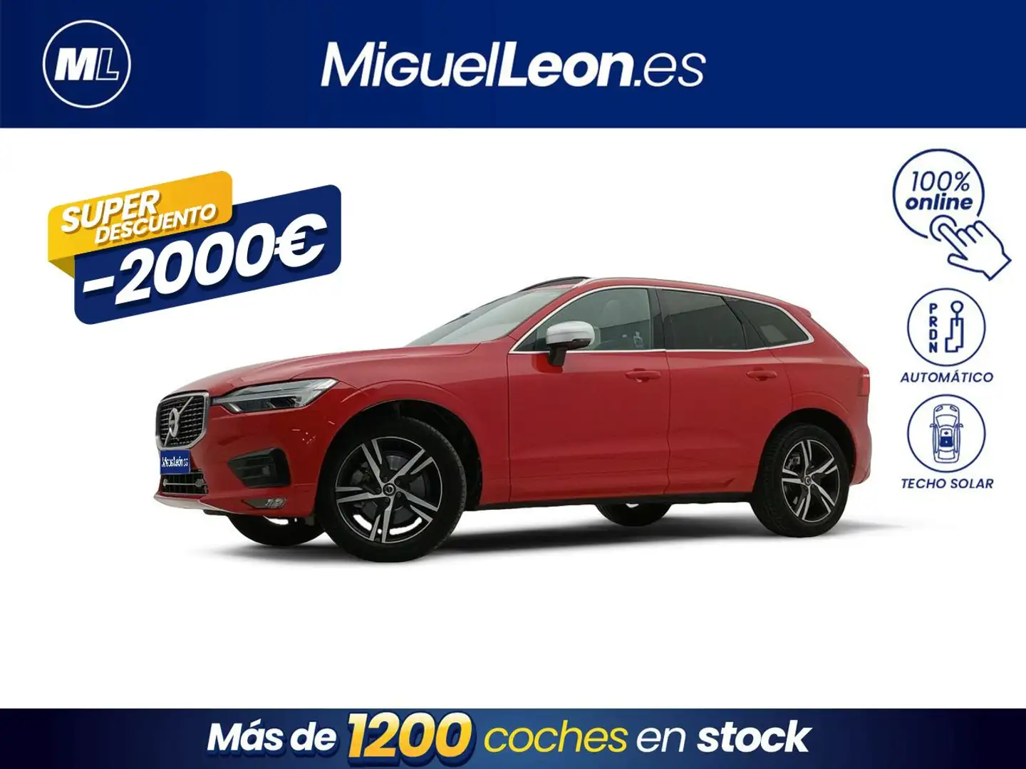 Volvo XC60 T5 R-Design Aut. 250 Красный - 1