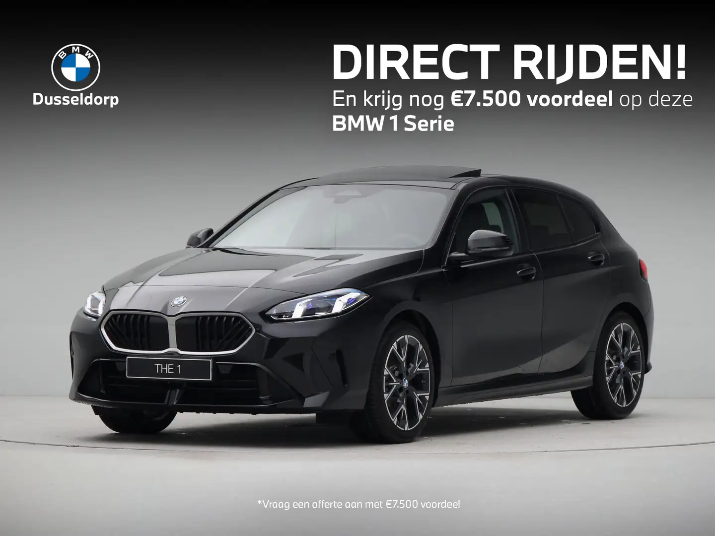 BMW 120 1 Serie Zwart - 1