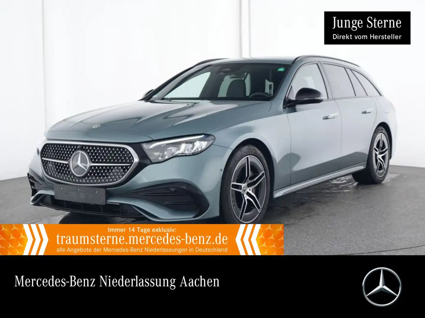 Mercedes-Benz E 300 e T Hybrid AMG Distr. LED Night Kamera PTS Silber - 1