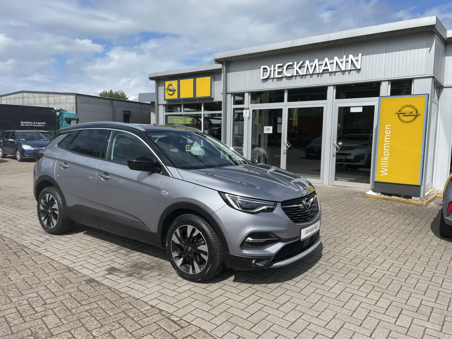 Opel Grandland X 1.6 Turbo Ultimate Navi SHZ 360° Kam LED Leder Gris - 2