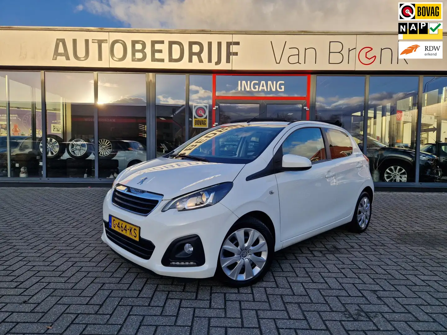Peugeot 108 1.0 e-VTi Active TOP! | Schuif-Open dak | Bluetoot Wit - 1