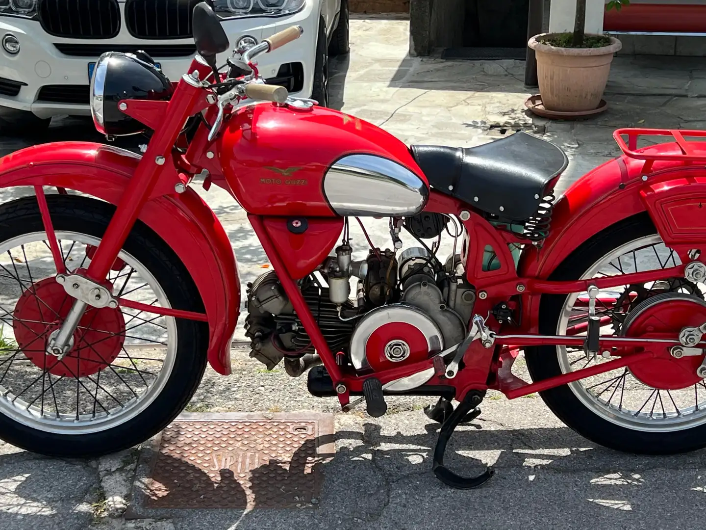 Moto Guzzi Airone sport Rojo - 1