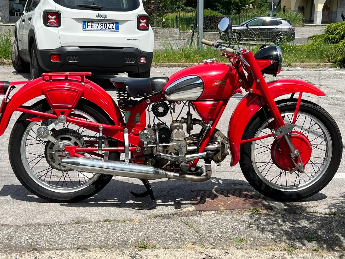 Moto Guzzi Airone sport Czerwony - 2