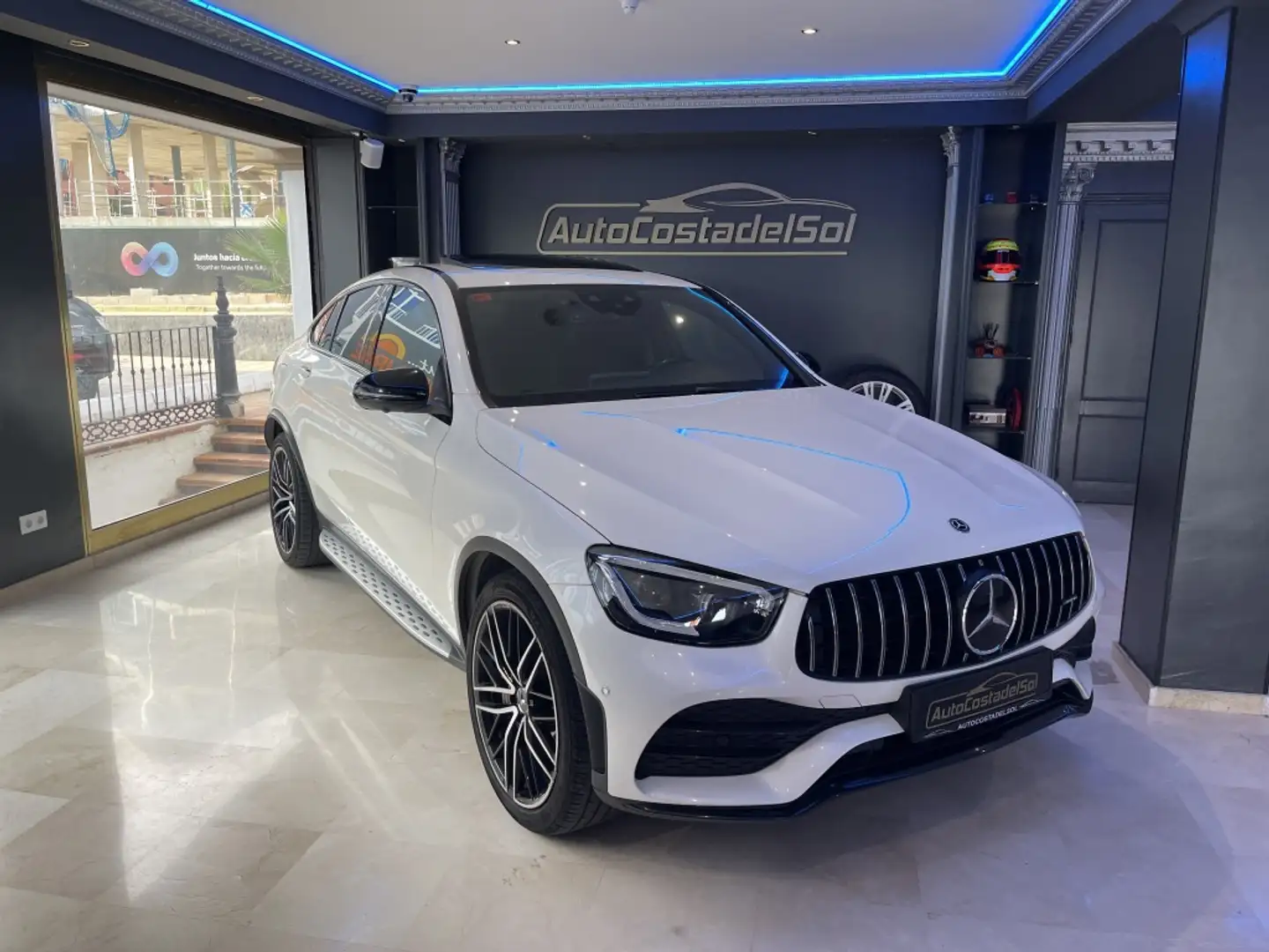 Mercedes-Benz GLC 43 AMG Coupé 4Matic Speedshift TCT 9G Blanco - 2