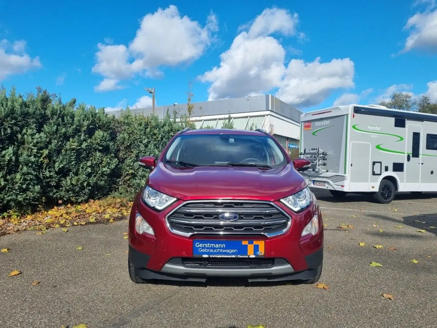 Ford EcoSport 1.0 EcoBoost Autom. TITANIUM KM sind echt. Rood - 2