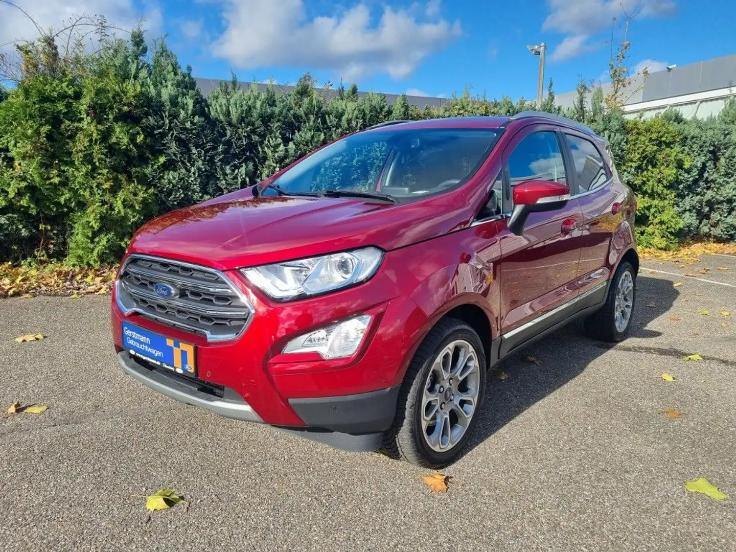 Ford EcoSport 1.0 EcoBoost Autom. TITANIUM KM sind echt. Rouge - 1