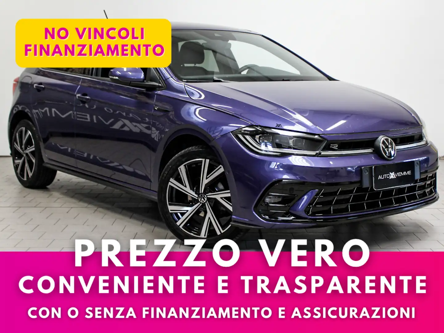 Volkswagen Polo Polo VI 2022 1.0 tsi R-Line 95cv dsg Mauve - 1