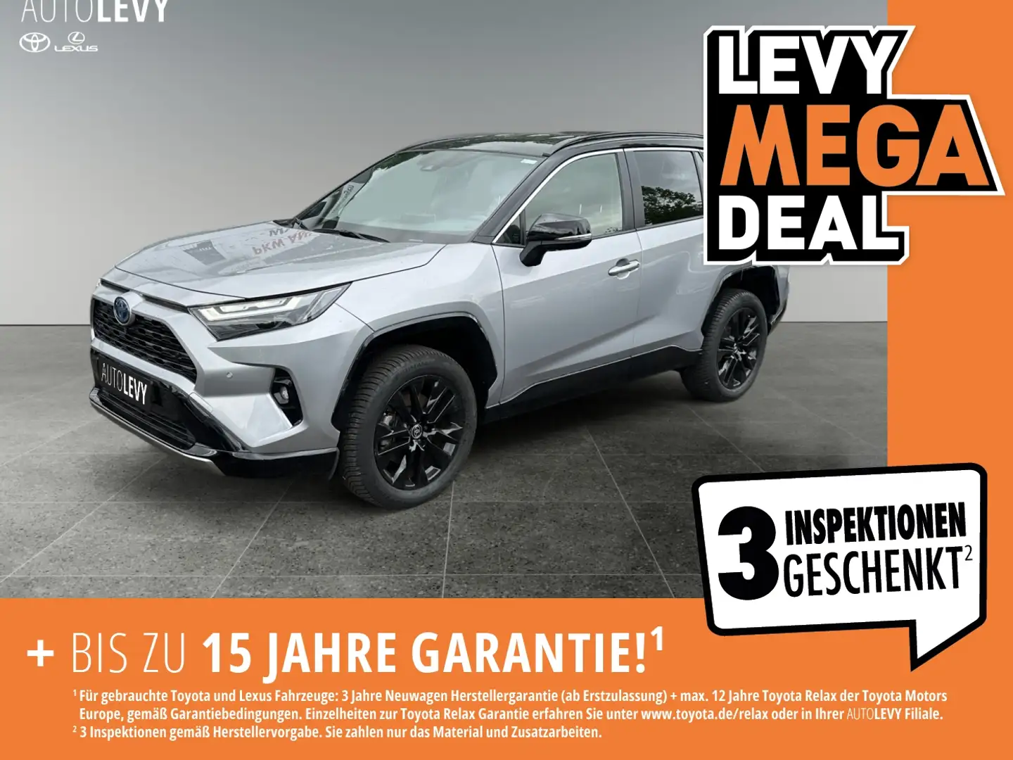 Toyota RAV 4 2.5 Hybrid Style *CARPLAY*AA* Silver - 1
