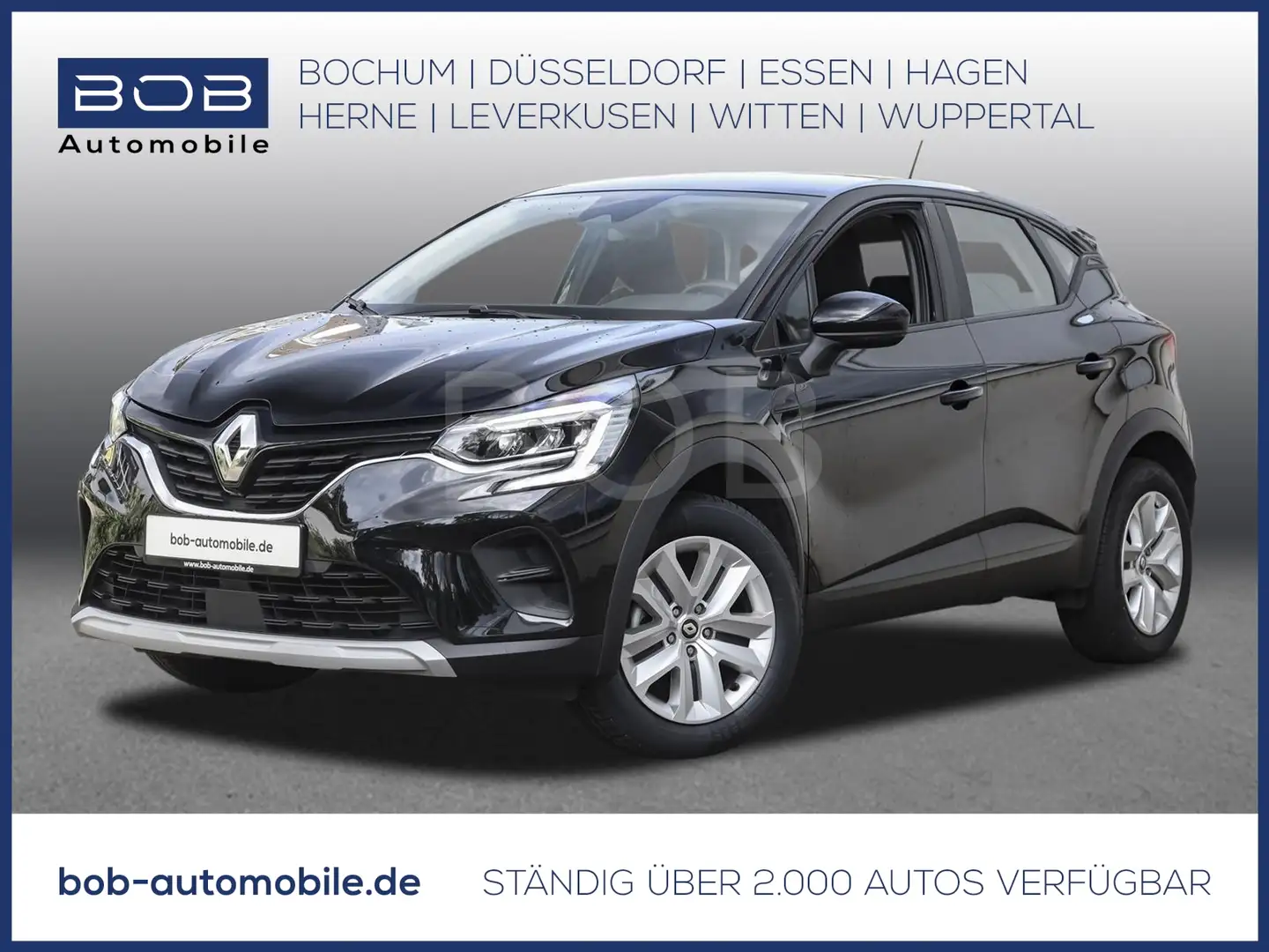Renault Captur BUSINESS EDITION TCe 90 NAVI PDC KLIMA Negro - 1