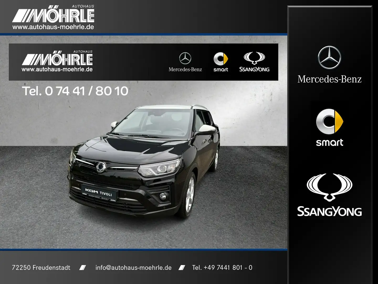 SsangYong Tivoli Tivoli 1.5 P Fizz 2WD Kamera Navi Sitzheizung Negru - 1