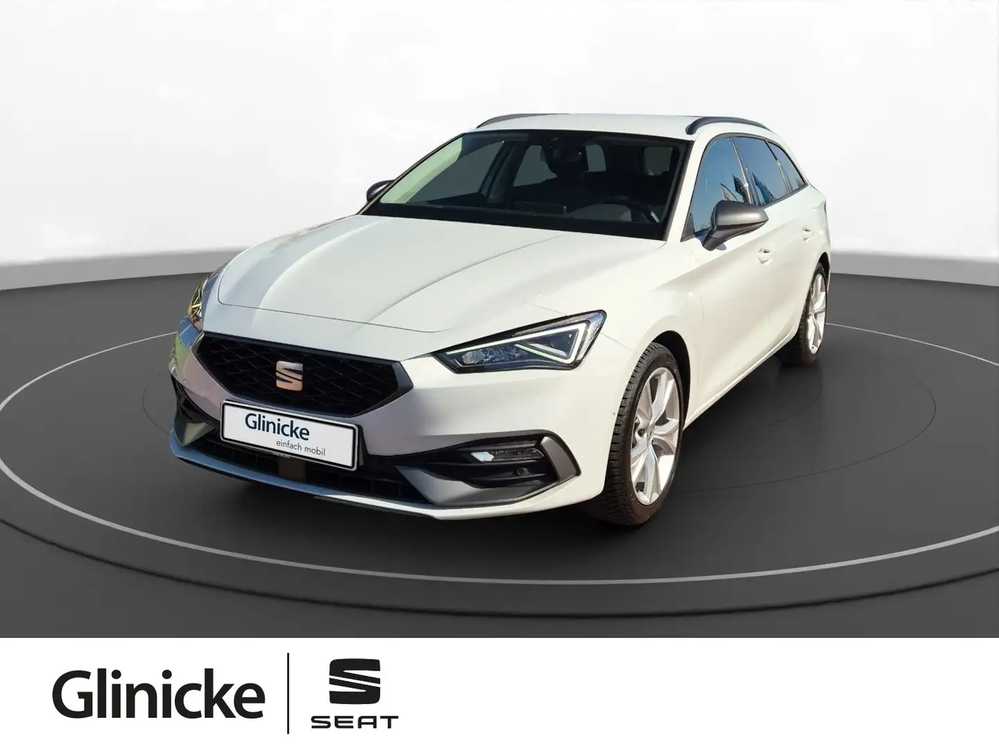 SEAT Leon 1.5 eTSI DSG Sportstourer Navi Kamera SiHz Weiß - 1