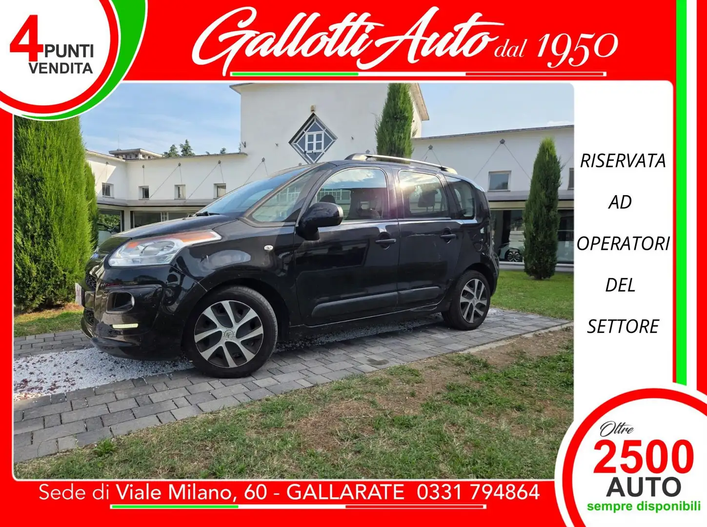 Citroen C3 Picasso 1.6 HDi 92CV Nero - 1