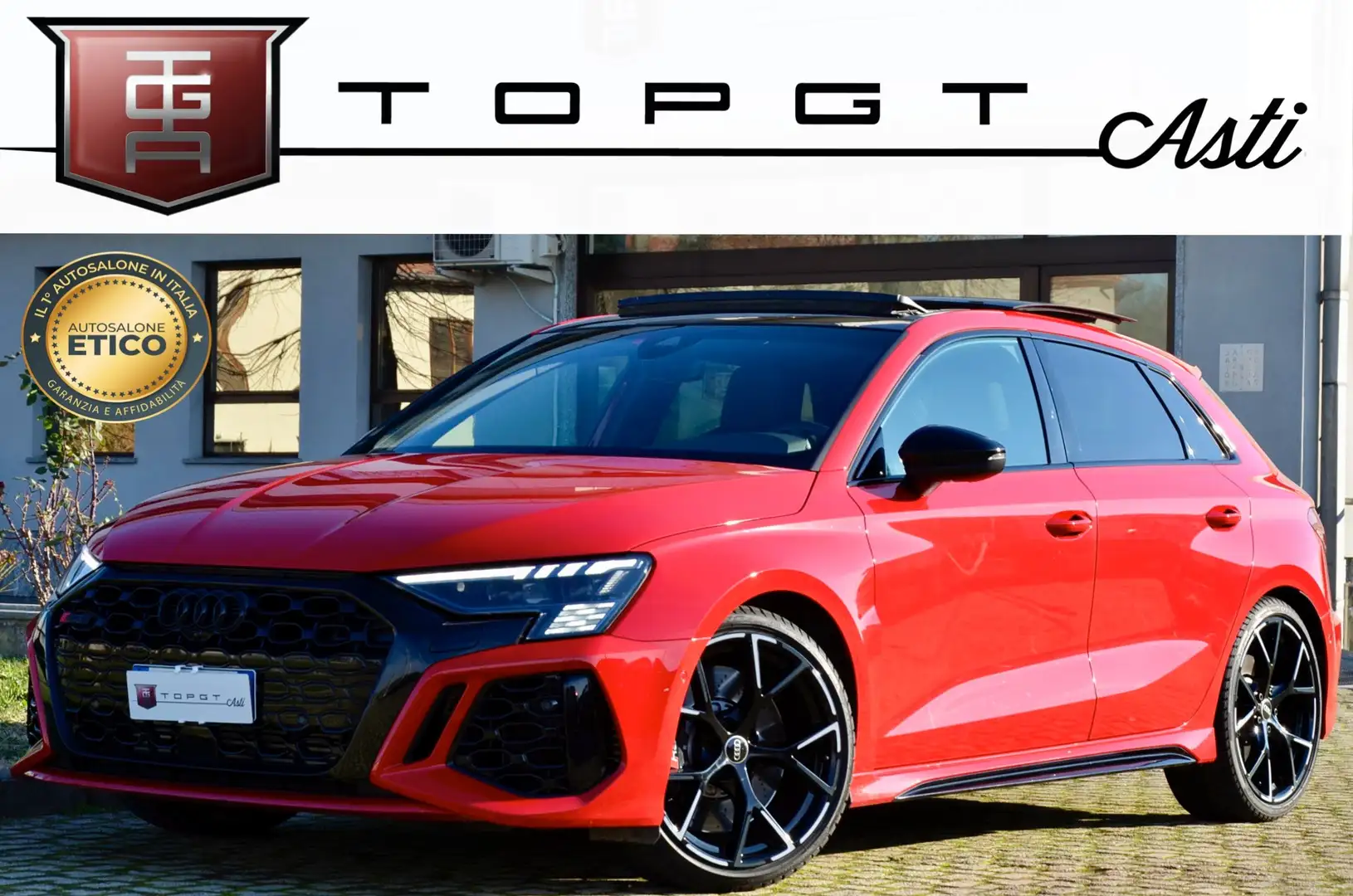 Audi RS3 SPB 2.5 tfsi quattro 400cv s-tronic EVENTURI Roşu - 1