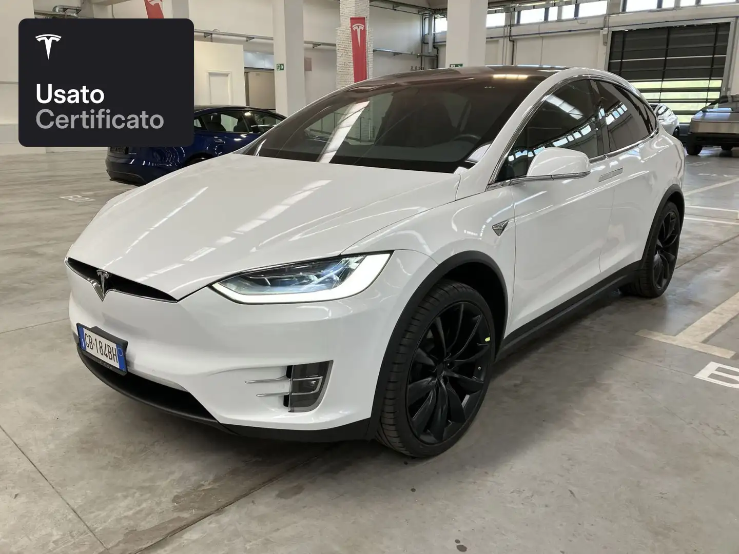 Tesla Model X Long Range AWD Bianco - 1