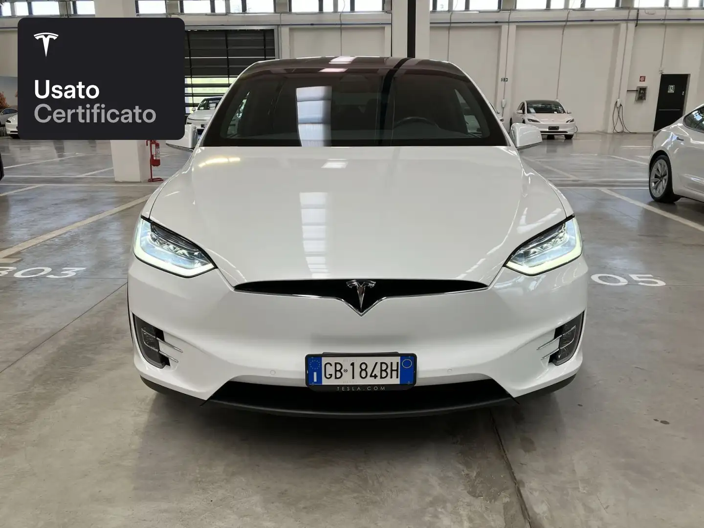 Tesla Model X Long Range AWD Bianco - 2