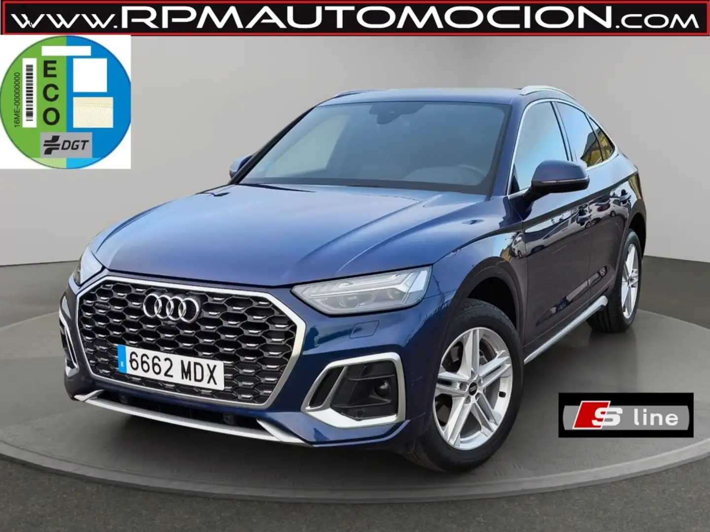 Audi Q5 Sportback 40 TDI quattro-ultra S line S tronic 150 Azul - 1