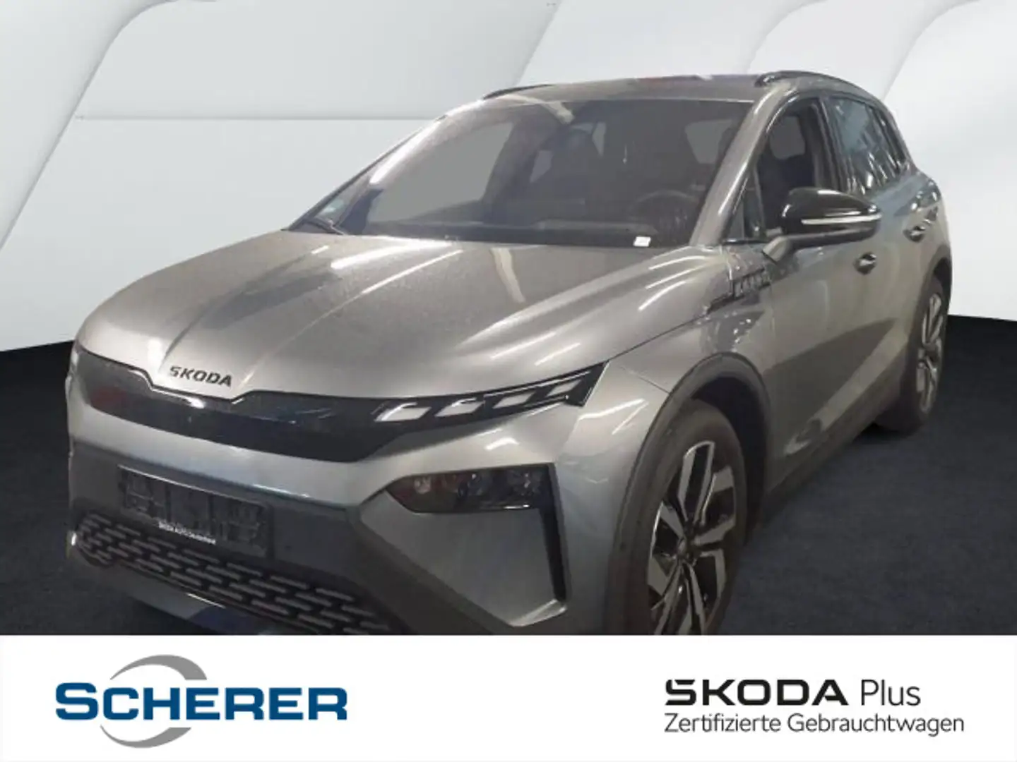 Skoda Elroq 85 Sportline NAV AHK MAXX DCC WINTER 360°- Grau - 1