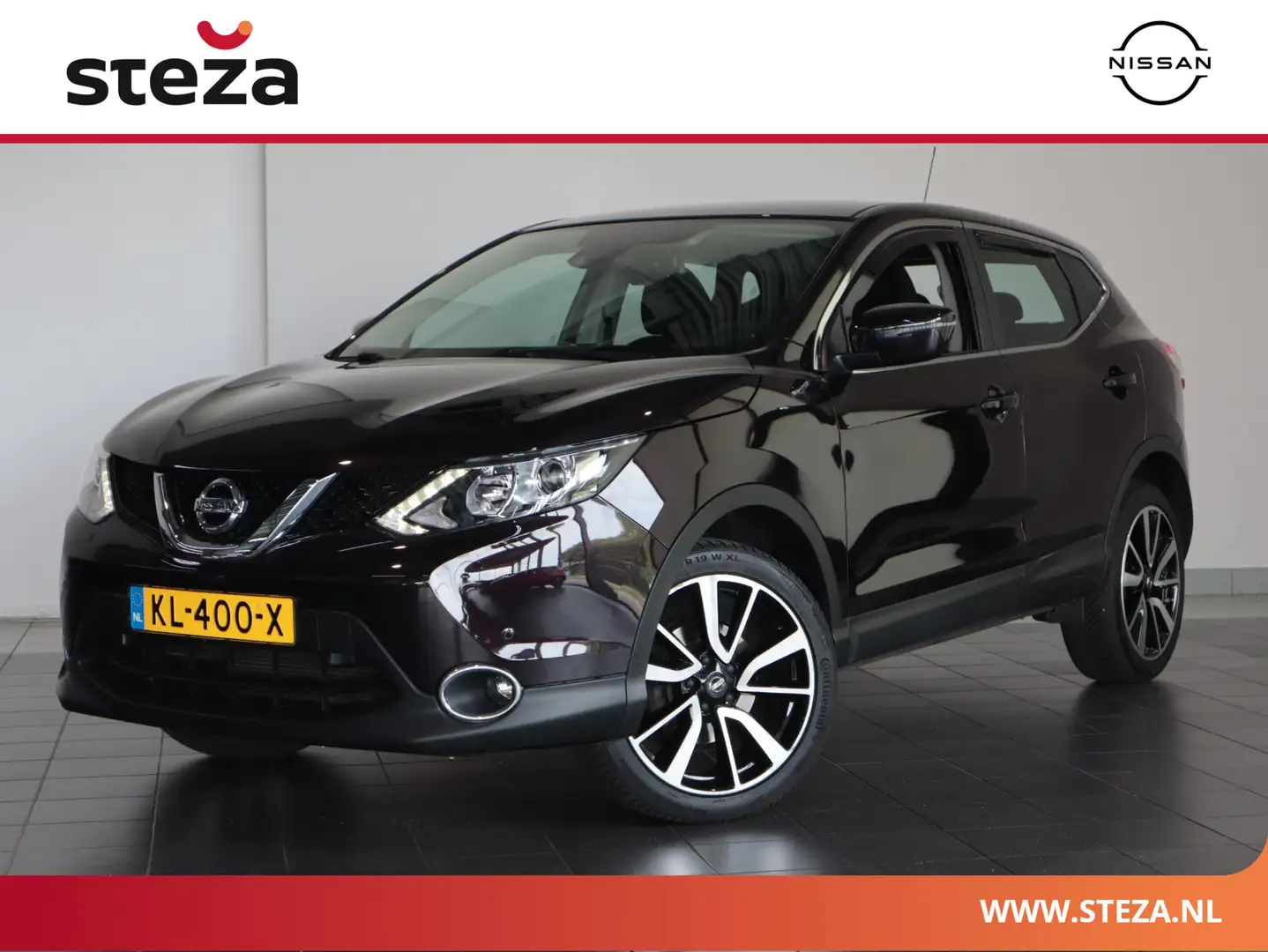 Nissan Qashqai 1.2 Visia | Parkeercamera | Lichtmetaal | Paars - 1