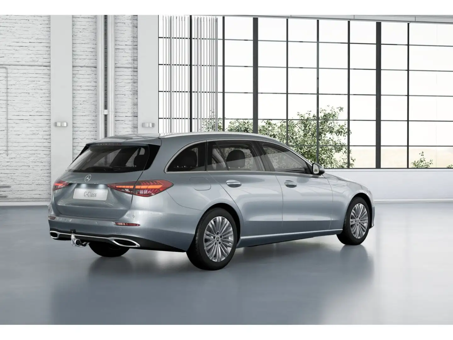 Mercedes-Benz C 200 d T AVANTGARDE +KAMERA+LED+DISTRONIC+AHK Silber - 2