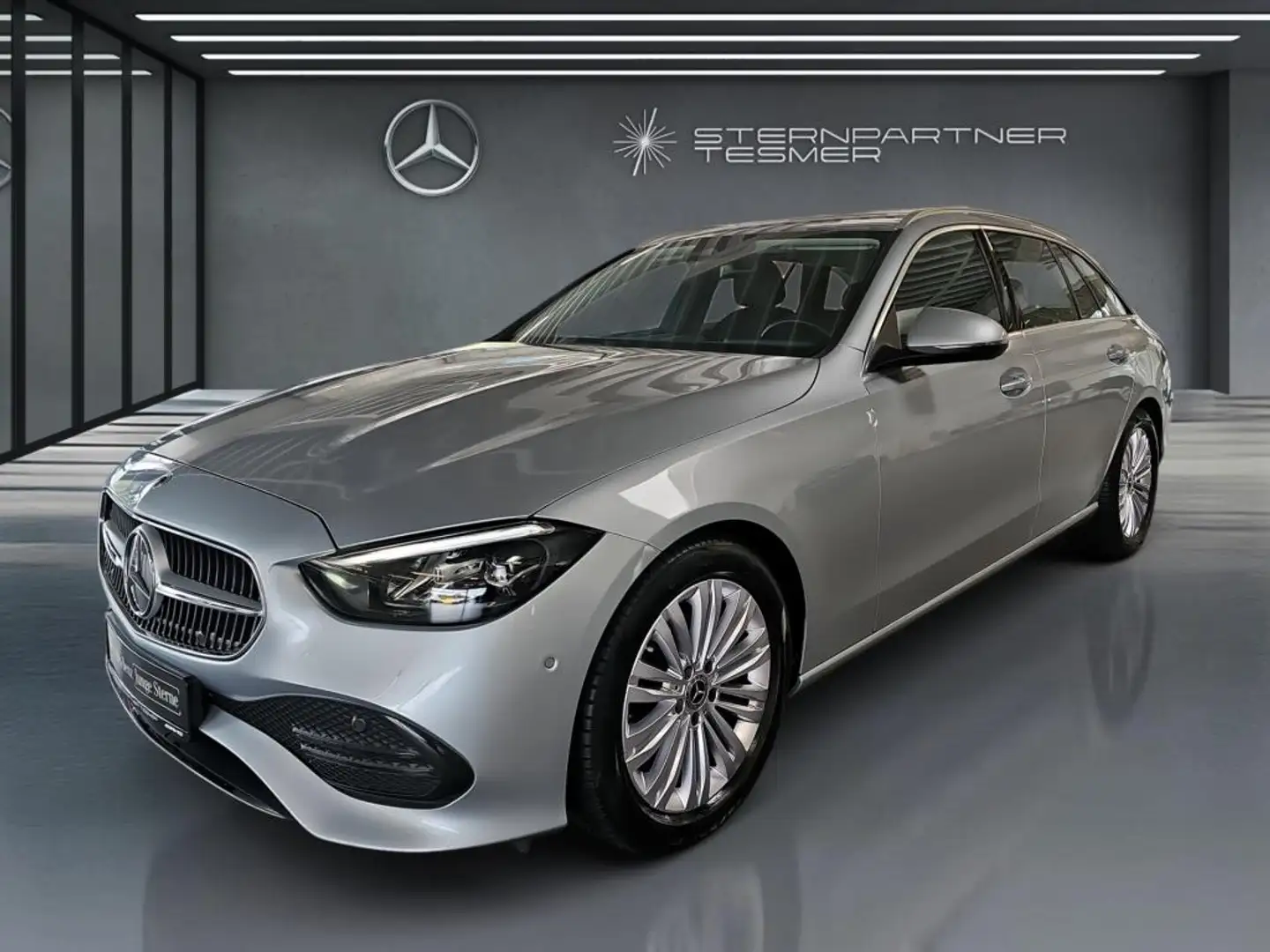 Mercedes-Benz C 200 d T AVANTGARDE +KAMERA+LED+DISTRONIC+AHK Zilver - 1