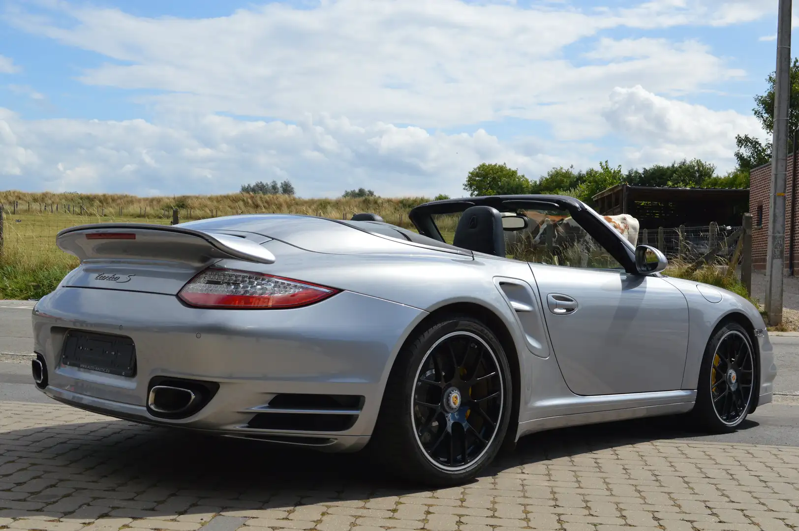 Porsche 911 997.2 Turbo S Cabriolet 3.8i 530 ch PDK 1 MAIN Argent - 2
