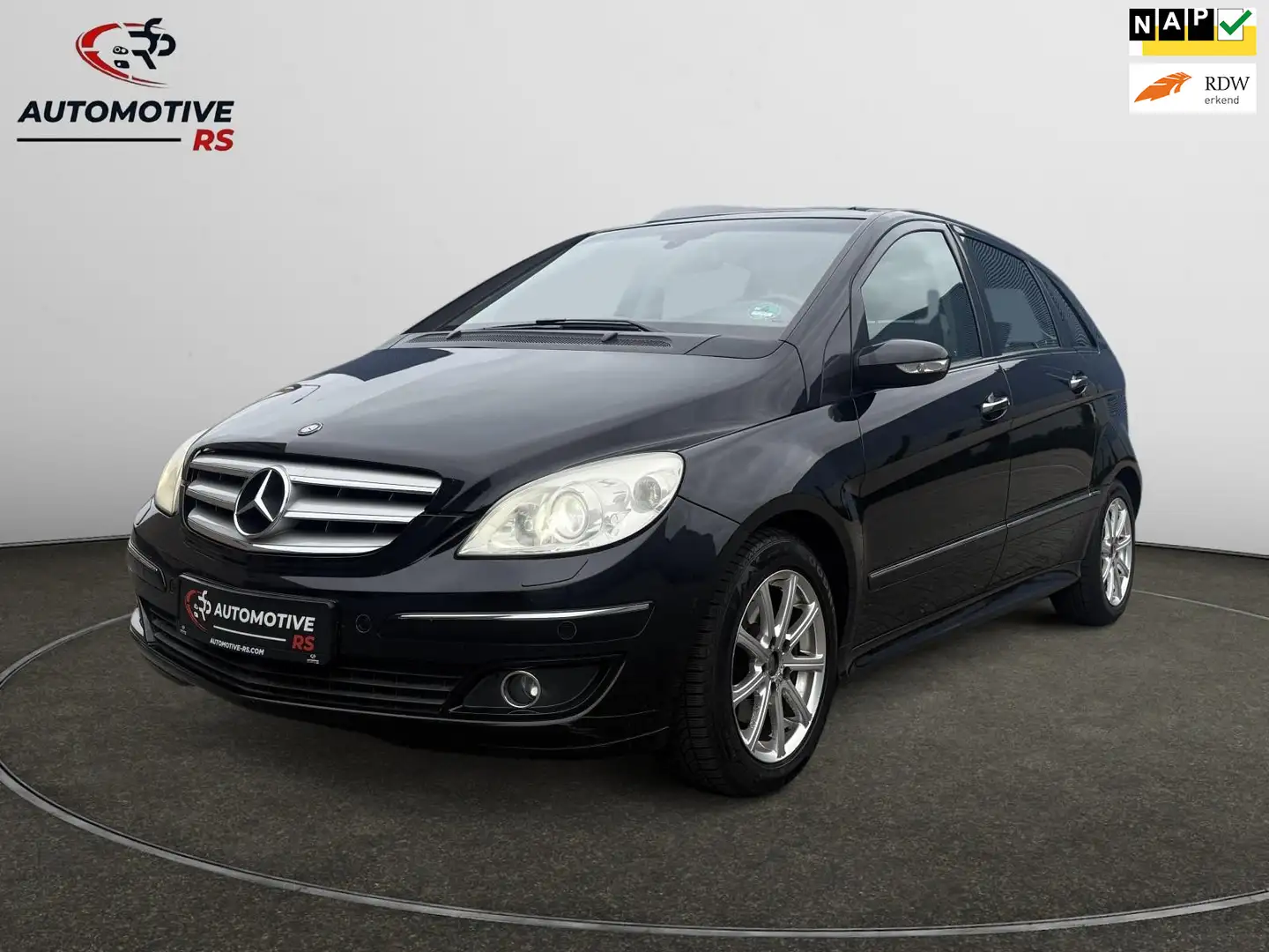 Mercedes-Benz B 200 Turbo | Pano | Trekhaak | Xenon | Navi | Half lede Zwart - 1