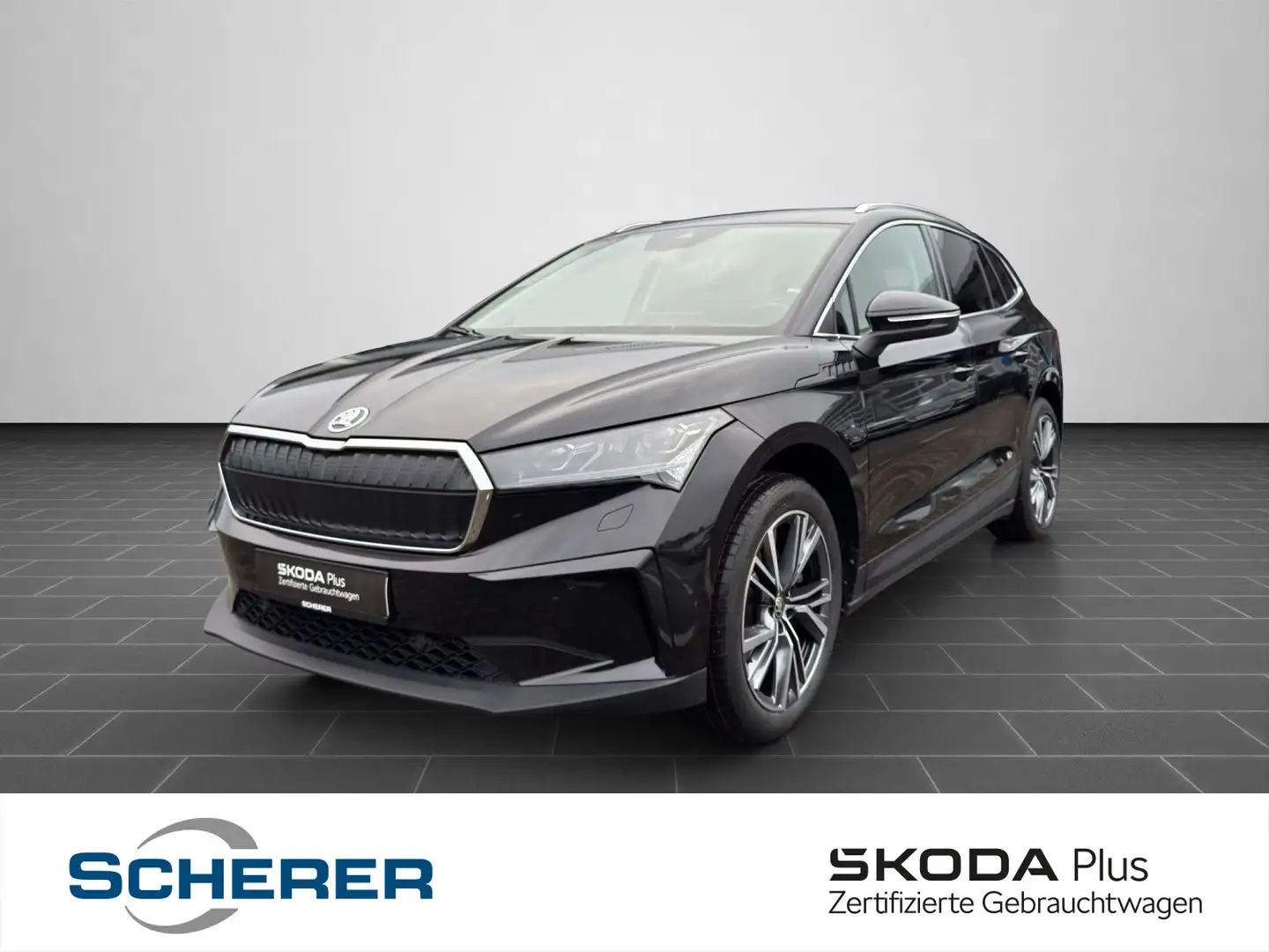 Skoda Enyaq 80 Lodge MATRIX WäPu. RFK ACC SHZ Schwarz - 1