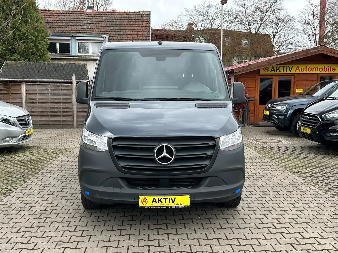 Mercedes-Benz Sprinter III Kasten 214 CDI FWD L1H1*Navi*AHK*9G Gris - 2