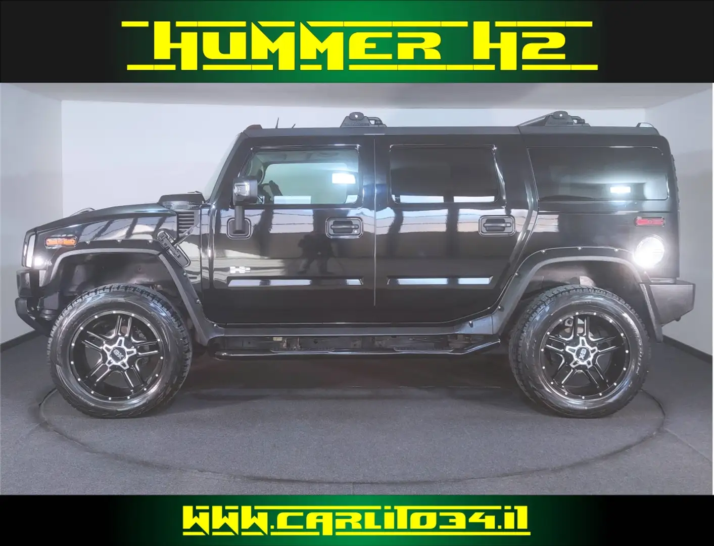 HUMMER H2 6.0 V8 Luxury auto Czarny - 2